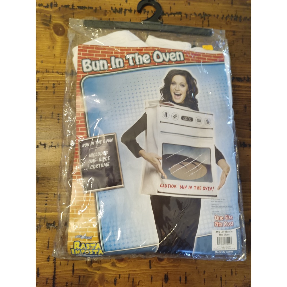 Rasta Imposta Bun In The Oven Pregnancy Costume One Size Fits Most 409 LW New